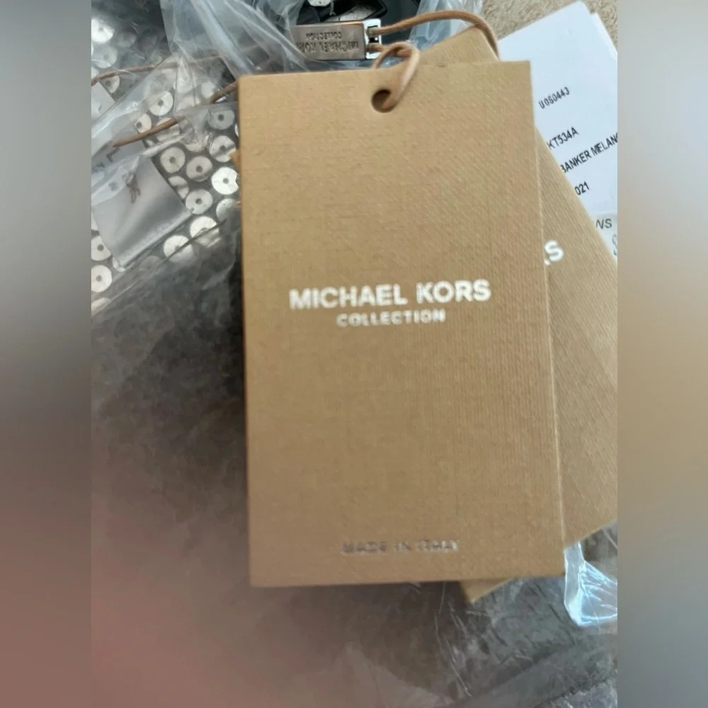 MICHAEL KORS COLLECTION Melton Paillette-Lined Maxi Coat - Picture 6 of 13